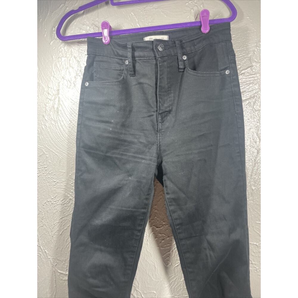 Madewell Women's Curvy High-Rise Skinny Jeans iBlack Size 28 - Picture 3 of 10